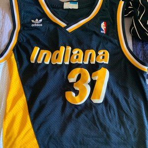 Adidas Org Reggie Miller Indiana Pacers Jersey